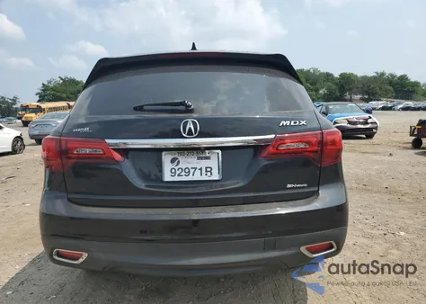 2014 Acura Mdx из США, поврежденный, VIN 5FRYD4H22EB033559